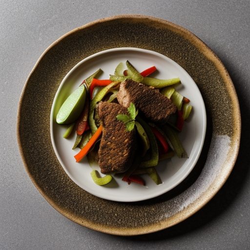 Chicken or Beef Fajitas recipe image