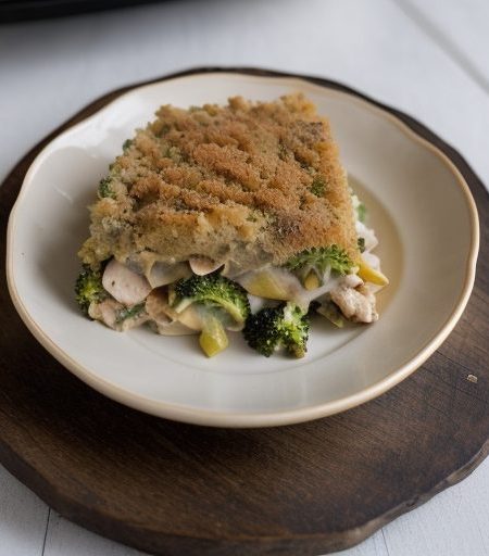 Chicken or Turkey Broccoli Casserole recipe image