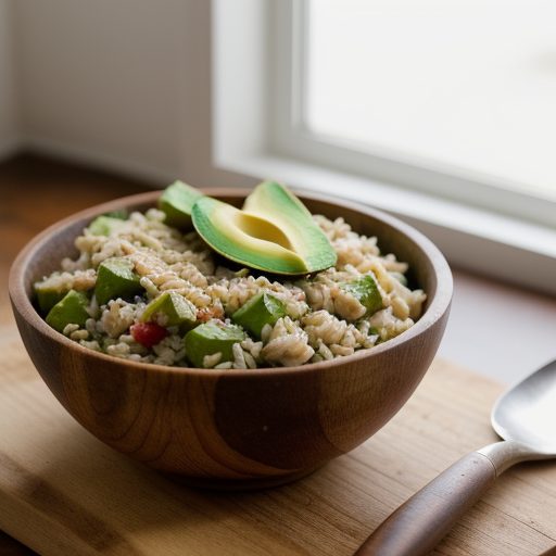 Chicken/Avacado Rice Salad (Pjxg05 A recipe image