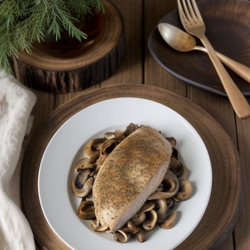 Chicken/Turkey and Mushrooms Parmesan recipe image