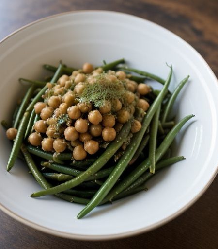 Chickpea & Green Bean Salad recipe image