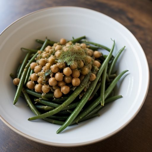 Chickpea & Green Bean Salad recipe image