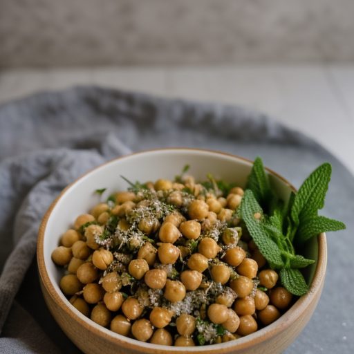 Chickpea Salad With Garlic-Cumin Vinaigrette recipe image