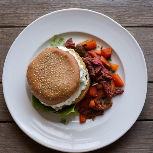 Chickpean and Goat Cheese Burgers recipe image