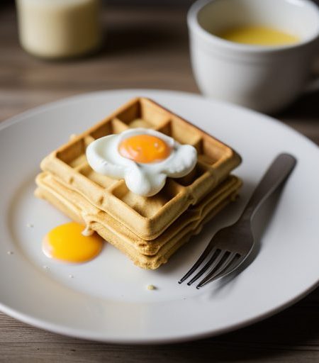 Chiffon Waffles recipe image