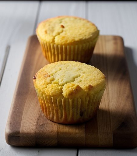 Chile Cheese Cornbread Muffins recipe image