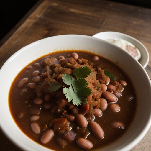 Chile Grande With Beans recipe image