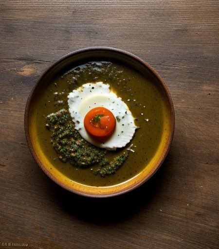 Chile Pablano With Verde Sauce recipe image