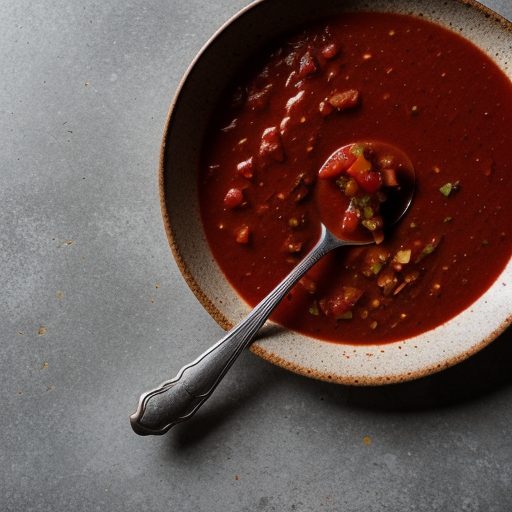 Chile Salsa (Hot Tomato-Pepper Sauce recipe image