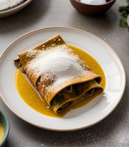 Chile Verde Enchiladas recipe image