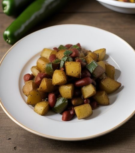 Chili-Cheese Potatoes recipe image