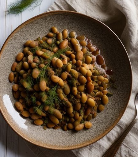 Chili Lima Beans With Fresh Dill recipe image