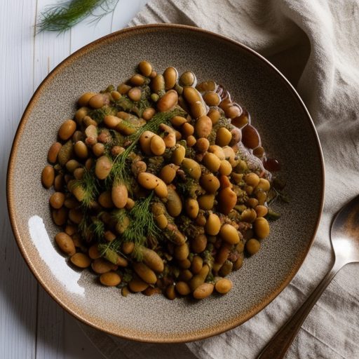 Chili Lima Beans With Fresh Dill recipe image