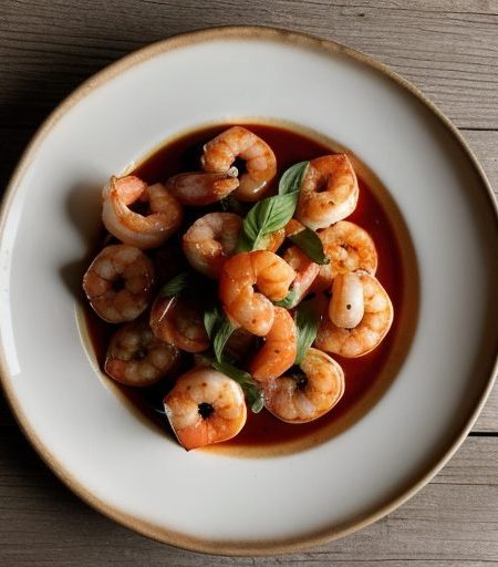 Chili Shrimp With Basil recipe image