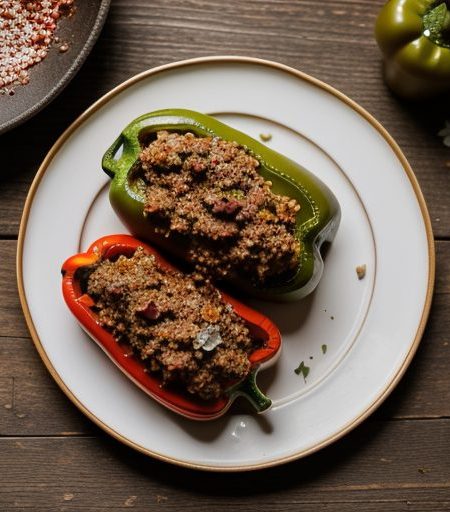 Chili-Stuffed Peppers recipe image