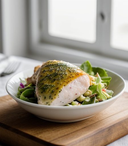Chilled Chicken With Dill Sauce recipe image