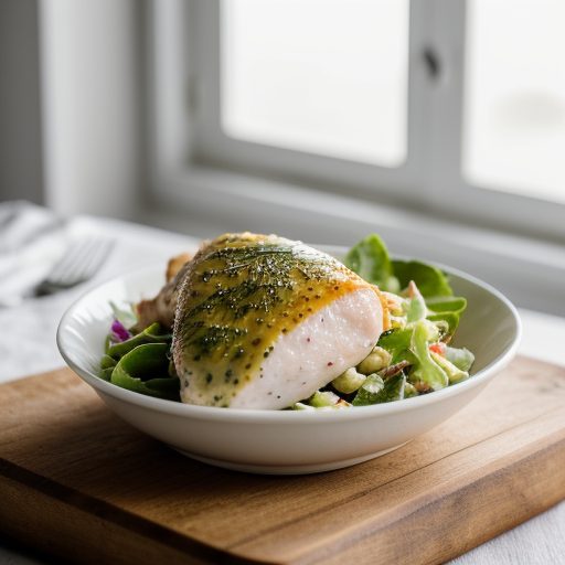 Chilled Chicken With Dill Sauce recipe image