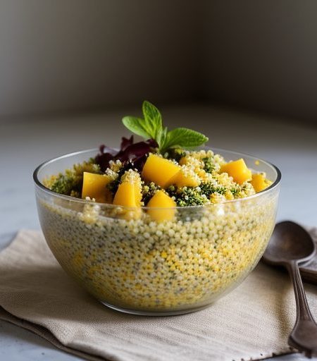 Chilled Couscous Salad With Mango recipe image