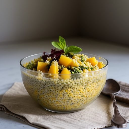 Chilled Couscous Salad With Mango recipe image