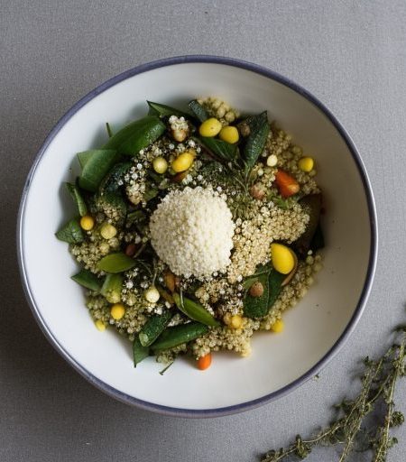 Chilled Couscous Vegetable Salad recipe image