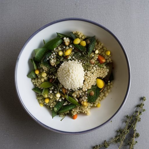Chilled Couscous Vegetable Salad recipe image