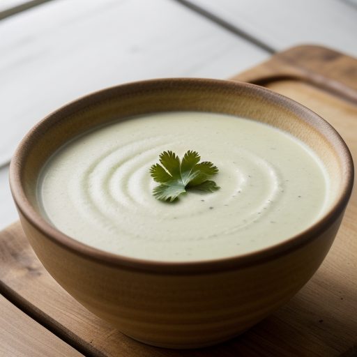 Chilled Cream of Cucumber & Celery Soup recipe image