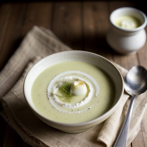 Chilled Cream of Fennel Soup recipe image