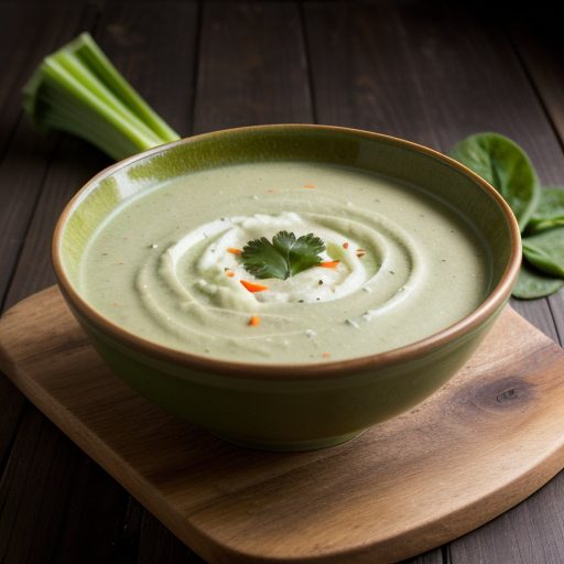 Chilled Cream of Vegetable Soup recipe image