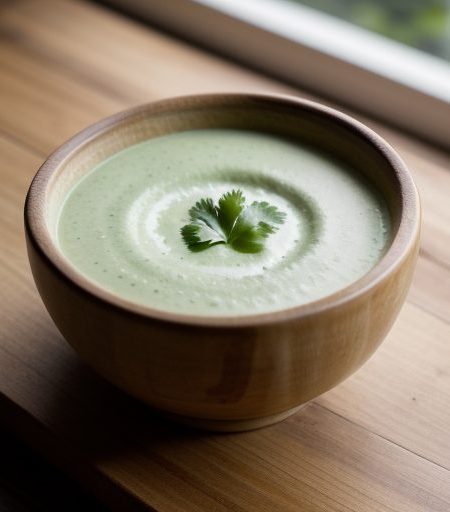 Chilled Cucumber Parsley Soup recipe image
