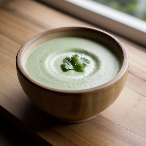 Chilled Cucumber Parsley Soup recipe image