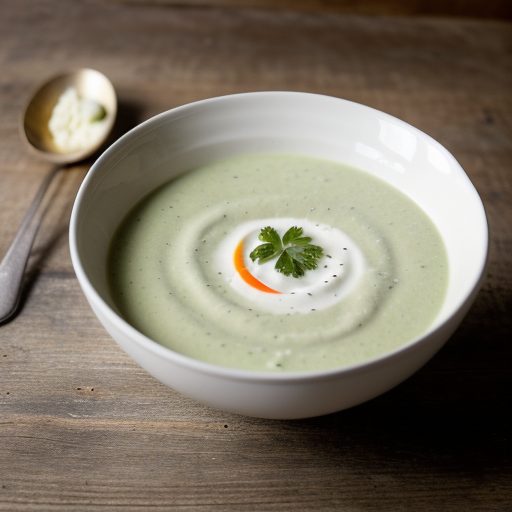 Chilled Cucumber and Bell Pepper Soup (Hh recipe image