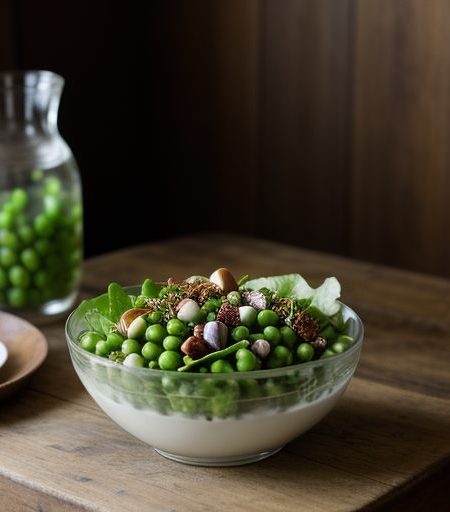 Chilled Green Pea-and-Lettuce Salad (2 PTS recipe image