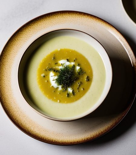 Chilled Leek and Potato Soup recipe image