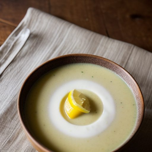Chilled Lemon Soup recipe image
