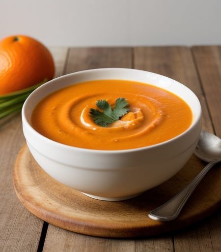 Chilled Orange-Carrot Soup recipe image