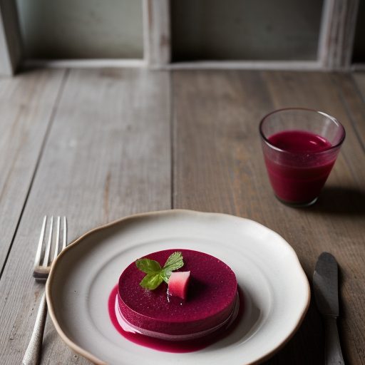 Chilled Puree of Beet & Watermelon recipe image
