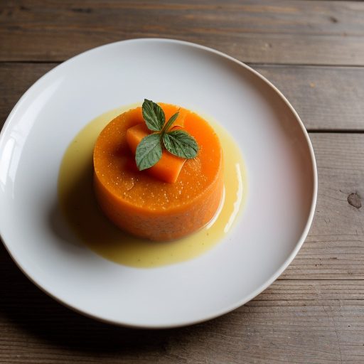 Chilled Puree of Carrot & Melon recipe image
