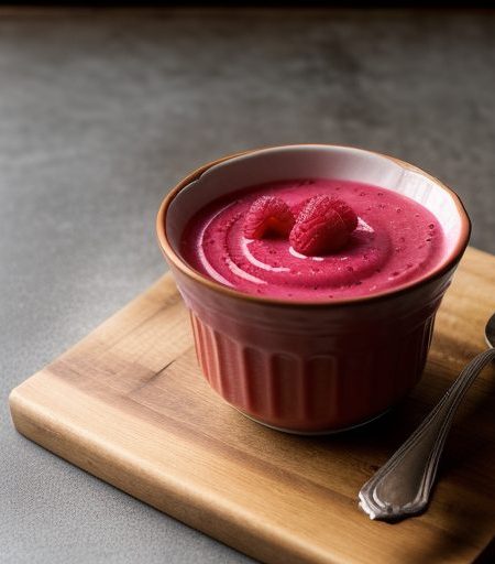 Chilled Raspberry Soup recipe image