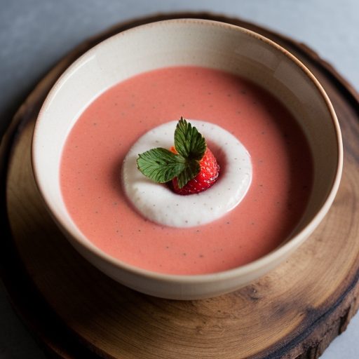 Chilled Strawberry Soup recipe image