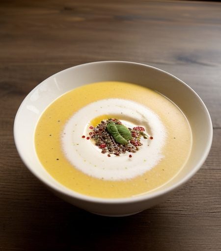 Chilled Tomato and Corn Soup - Bon Appetit recipe image