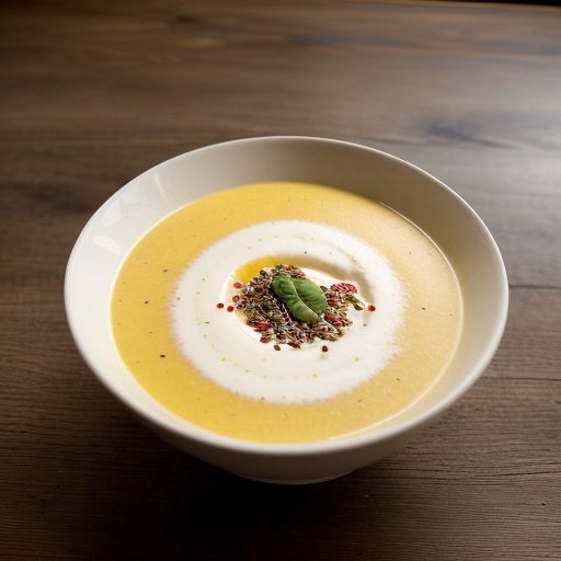 Chilled Tomato and Corn Soup - Bon Appetit recipe image