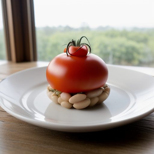 Chilled Tomatoes Stuffed With White Beans And recipe image