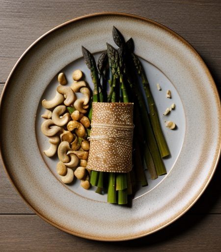 Chinese: Asparagus W/ Cashews recipe image