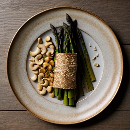 Chinese: Asparagus W/ Cashews recipe image