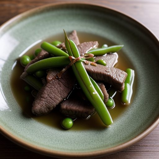 Chinese Beef & Pea Pods recipe image