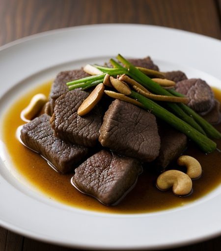 Chinese Beef With Cashews recipe image