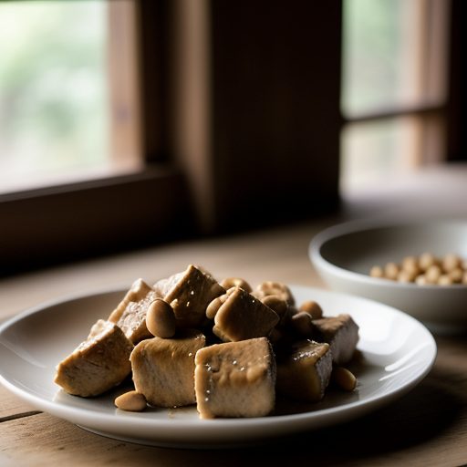 Chinese: Chicken Chunks With Peanuts in Spicy recipe image
