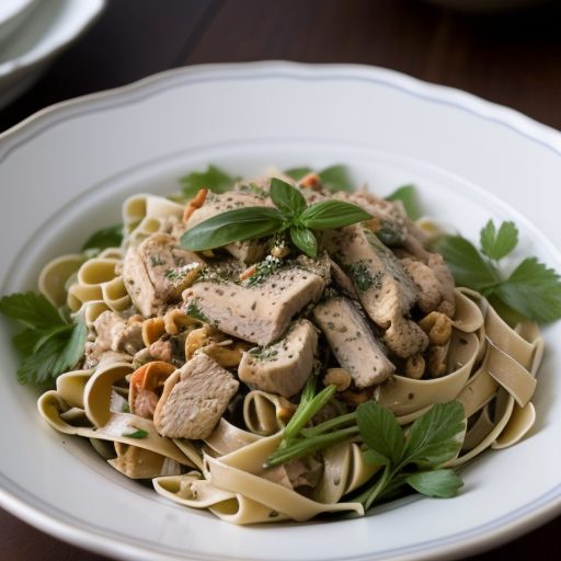 Chinese Chicken Salad With Pasta recipe image