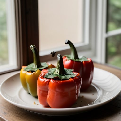 Chinese Chicken-Stuffed Peppers recipe image
