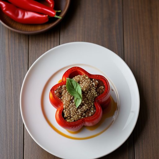 Chinese Chicken-Stuffed Peppers Xfvf35 A recipe image